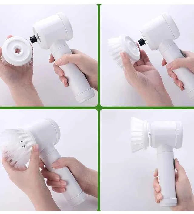 Household Cordless Spin Scrubber Multipurpose Cleaning Brush  Kitchen Gadgets Hair Brushes Bathroom Broom Toilet Electric Mops