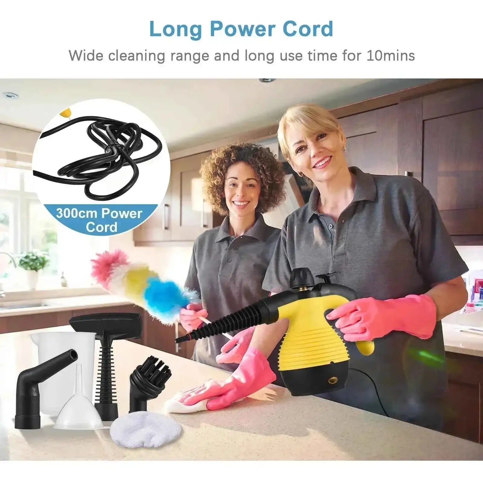 110V 220V 900W-1050W 350ml Steam Cleaning Machine Small Household Handheld High-temperature Kitchen Steam Cleaning Machine