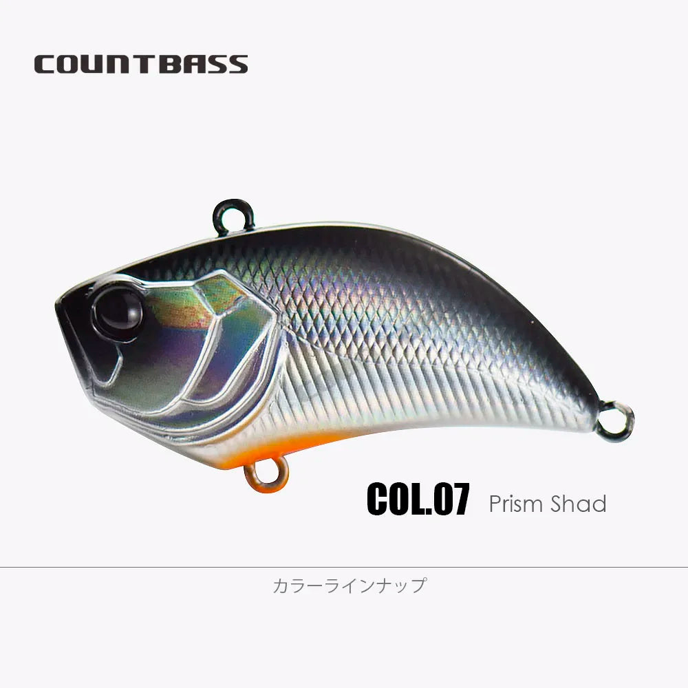 CountBass 55mm 13.5g Lipless Crankbait Vibration Rattling Hard Body Fishing Lure