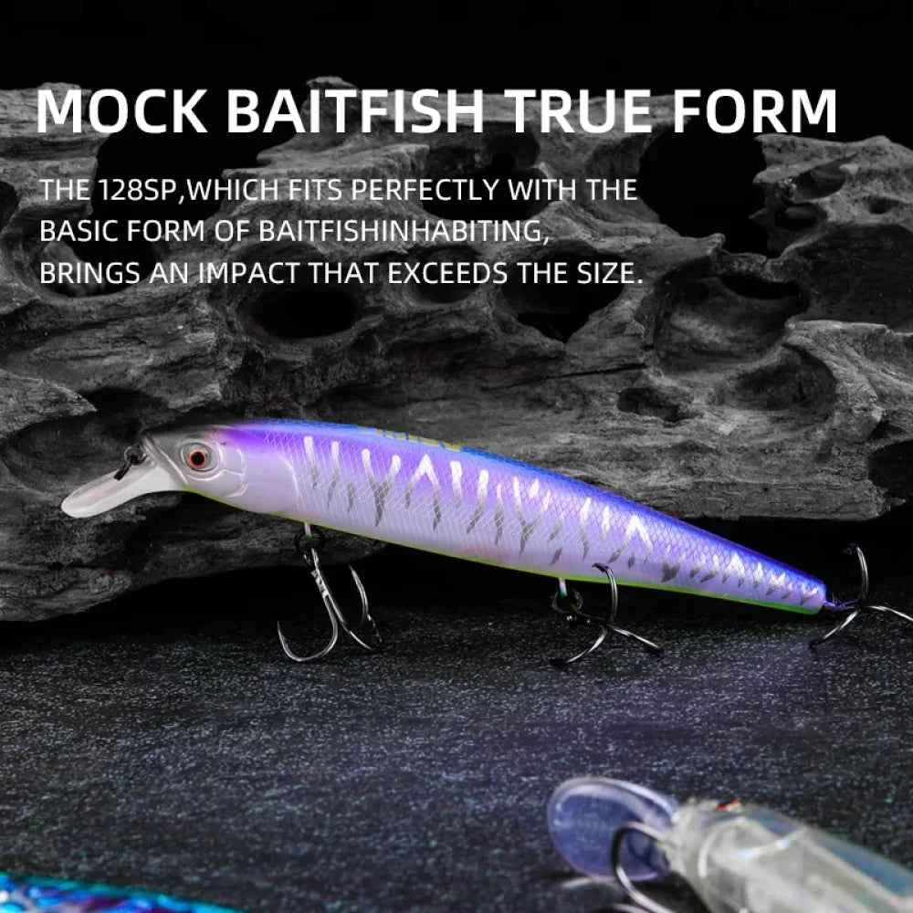 Jackall Magsquad 128SP Suspending Minnow Lure 128mm 23g Flirt Minnow Wobbler