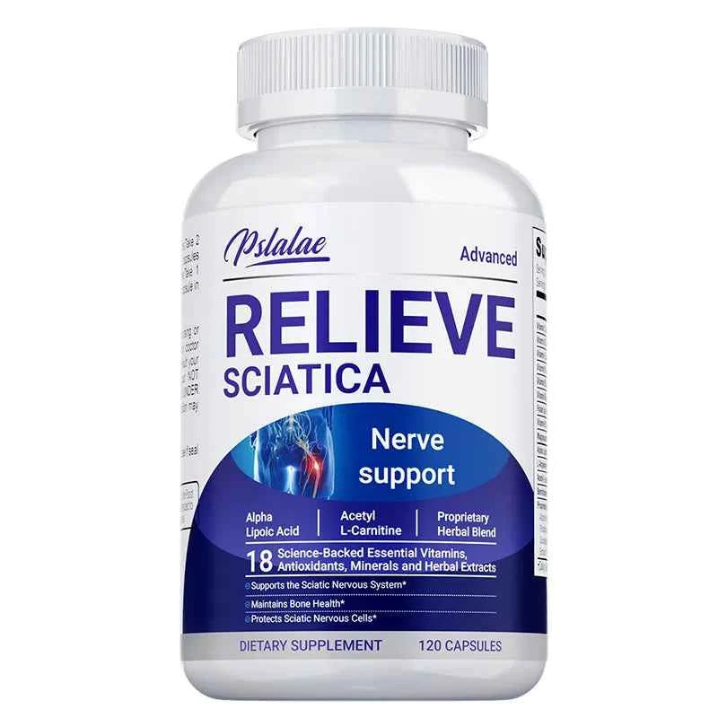Relieve Sciatica B Vitamins For Nerve Health And Energy 120 Capsules