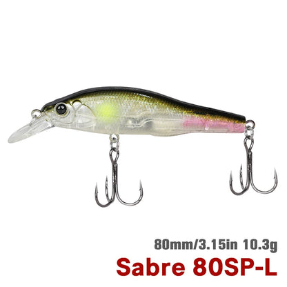 Tsurinoya Sabre 80SP Suspending Jerkbait 80mm Bass Pike Lure