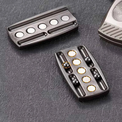 Fingerprint Magnetic Haptic Slider EDC Fidget Toy Metal ADHD Anxiety Relief