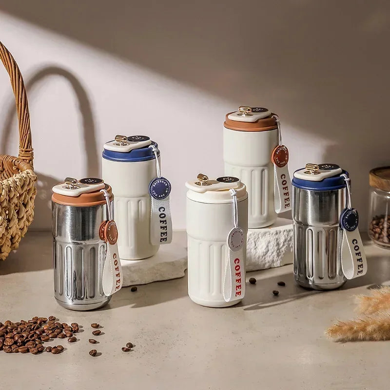 Termos Display Tumbler Steel Water Bottle Thermos Vacuum Flasks & Thermoses 316 Stainless 450ml Flask Original Thermoses