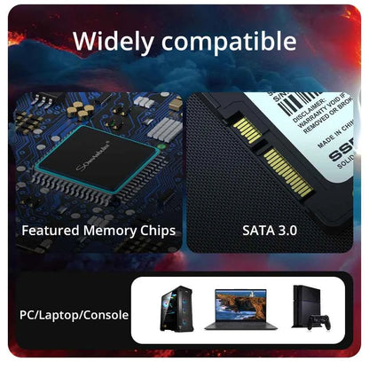 SomnAmbulist 2.5 Inch SSD SATA III Solid State Drive 128GB To 2TB