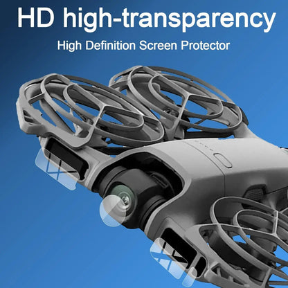 For DJI Neo 2 Lens & Senso & Side Screens Protector 9H Tempered Glass High-definition Camera Films for DJI Neo 2 Hydrogel Film