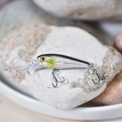 Floating Minnow Lure 40mm 3g Carp Perch Crankbait Wobblers Fishing Tackle