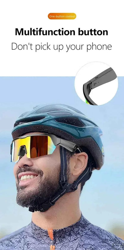 Lenovo YJ006 Cycling Bluetooth Smart Glasses Audio Call Headset Music Sunglasses