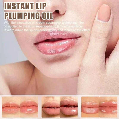 Instant Lip Plumper Oil And Gloss Serum For Volumizing Anti Wrinkle Lip Care