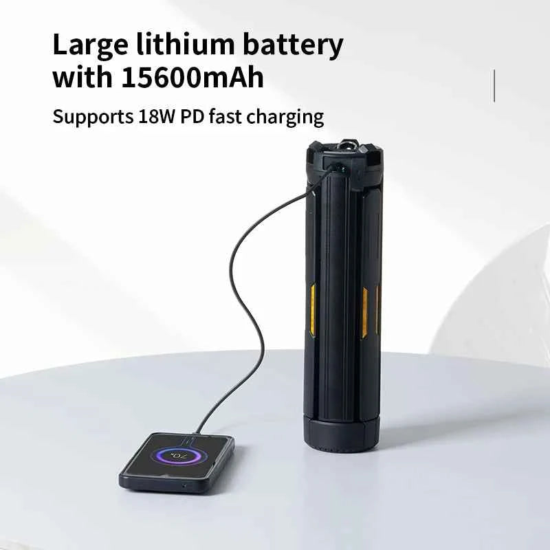 Camping Light Telescopic , Collapsible Outdoor Light, Electric Lantern, 15600mAh , Waterproof Flashlight camping lantern