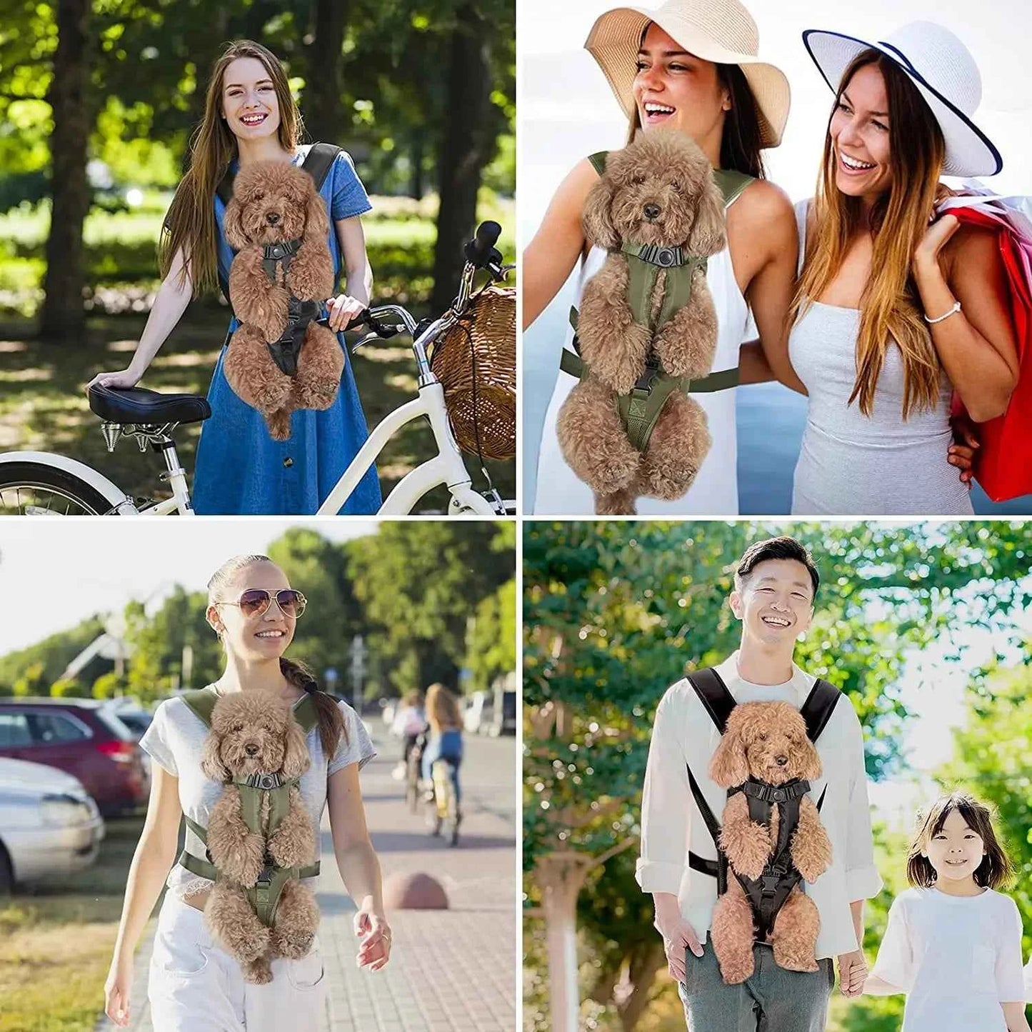 Pet Backpack Carrier For Cats And Dogs Front Travel Bag For Small Medium Dogs