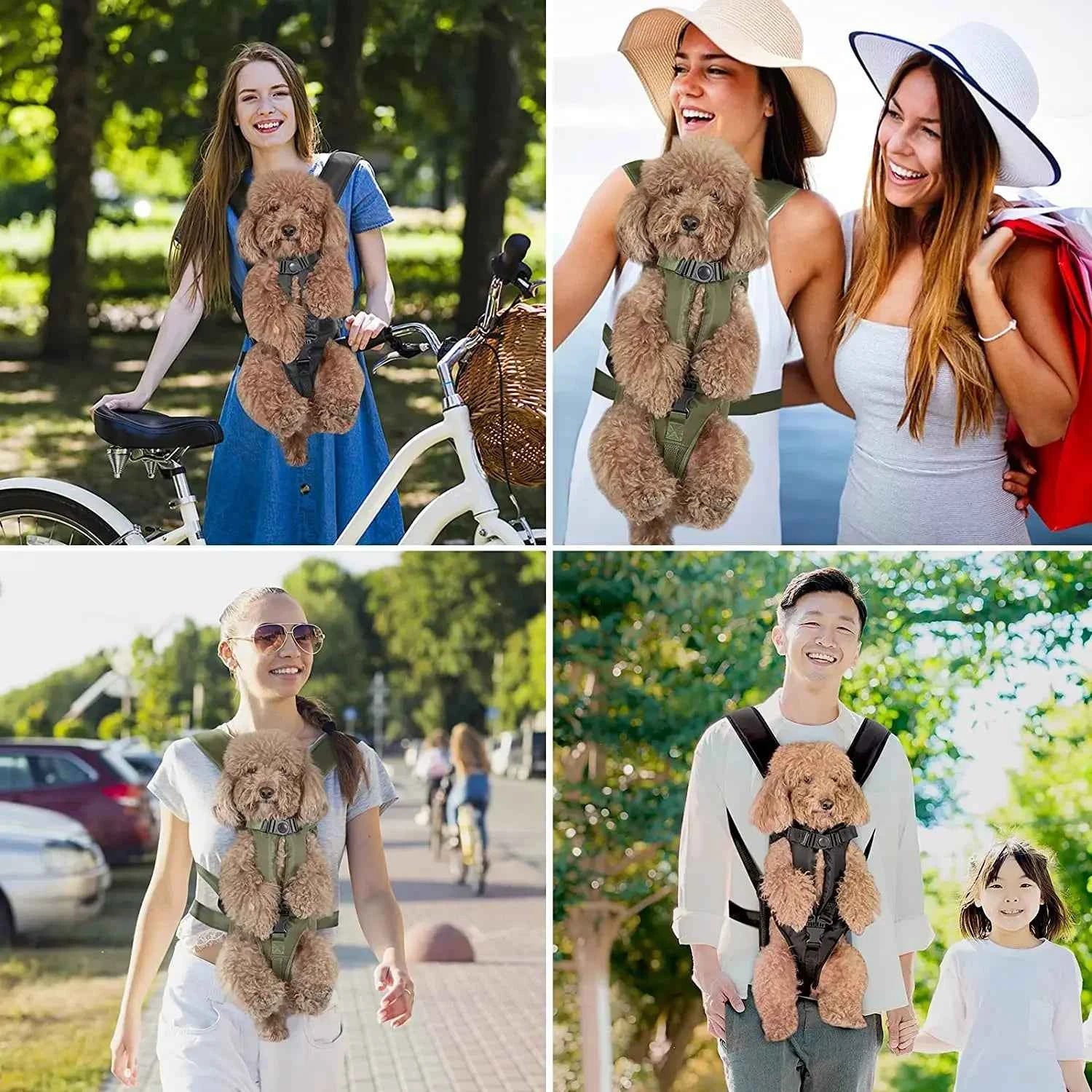 Pet Backpack Carrier For Cats And Dogs Front Travel Bag For Small Medium Dogs