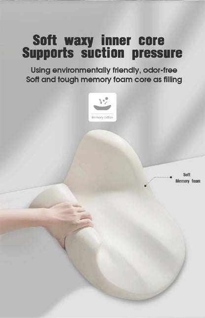 Car Neck Pillow Memory Foam Protection Lumbar Backrest Cushion Lumbar Cushion Car Headrest Seat Travel Interior Accessorie