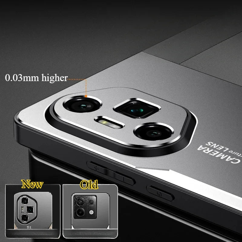 Luxury Aluminum Alloy Metal Matte Back Case For Honor 500 400 200 Smart 300 Ultra Lite Pro Cold Skin Feel Protect Phone Cover