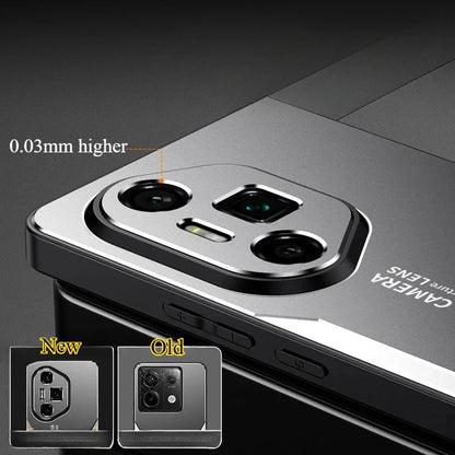 Luxury Aluminum Alloy Metal Matte Back Case For Honor 500 400 200 Smart 300 Ultra Lite Pro Cold Skin Feel Protect Phone Cover