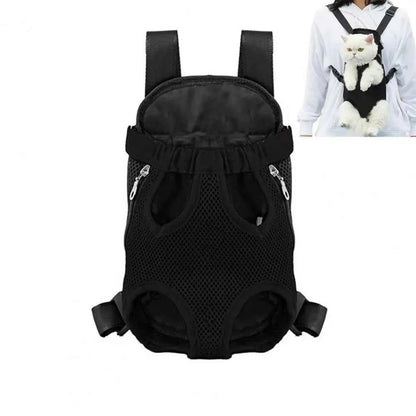 Pet Carrier Backpack Adjustable Front Carrier For Hiking Dogs Cats Travel Bag