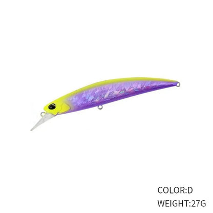 27g 110mm Sinking Minnow Fishing Lure Long Casting for Saltwater and Freshwater