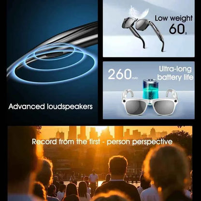 Xiaomi 4K AI Smart Glasses With HD Camera Bluetooth Translate Voice Assistant
