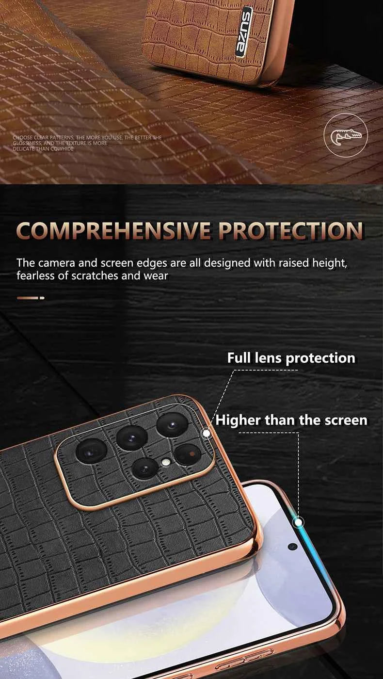 Luxury Coque For Samsung Galaxy S25 Ultra Case Soft Cover For Samsung S24 S23 S22 Plus Cover S21 FE Phone Case - ViralVibe Vault