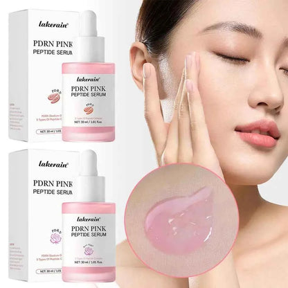PDRN Pink Peptide Serum, Pink Glow Serum, Peptide Niacinamide Hydrating  Moisturizing Firming,Uneven Skin Tone,Korean Skin Care