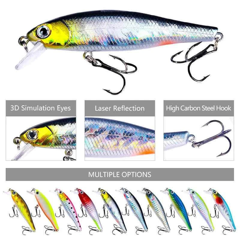 Jerkbait Crankbait Minnow Lure 8.8cm 9g Hard Bait Carp Fishing Tackle