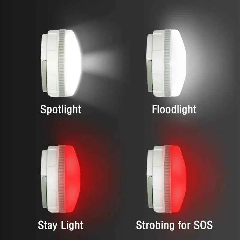 Naturehike 2025 Running Sports USB Lamp Ultralight Waterproof Tent Hanging Light Multiple Modes Battery Hanging Magnet Light
