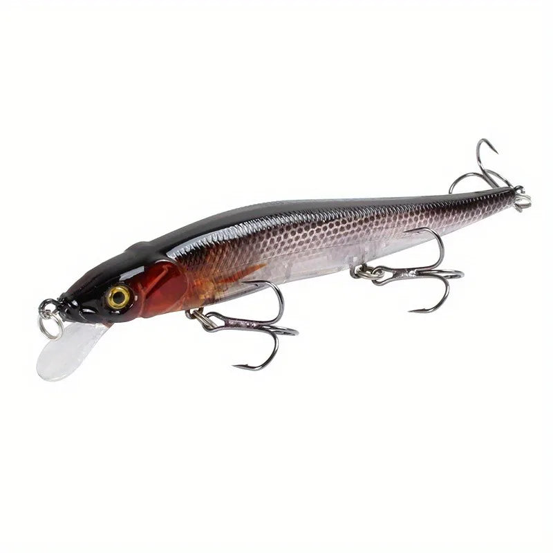 Minnow Fishing Lure Artificial Hard Bait 115mm 14g Trolling Pike Crankbait
