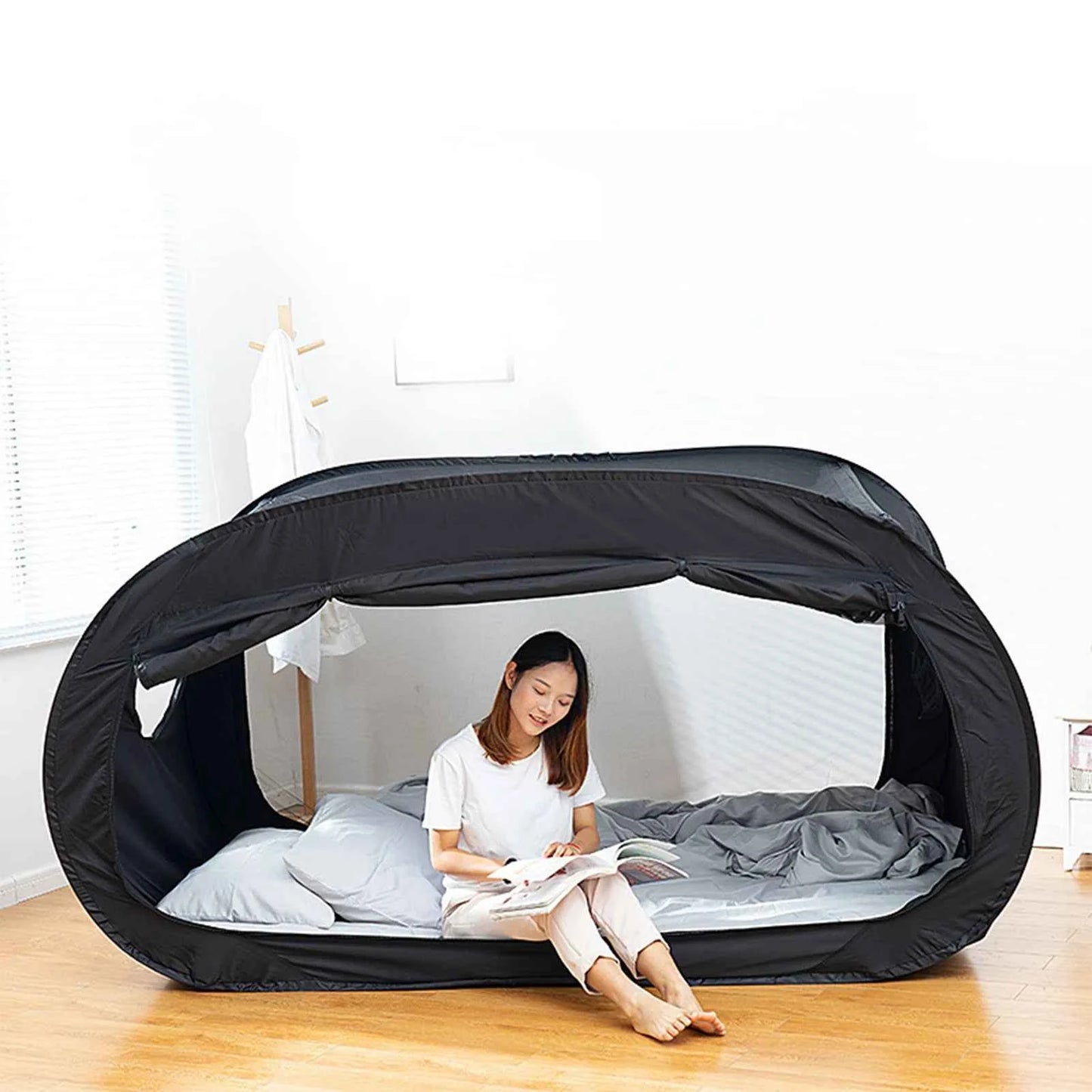 Camping  Bed Tent Outdoor Folding Privacy  Bed Tent Camping Fully Enclosed Shading Bed Tent for Kids and Adult
