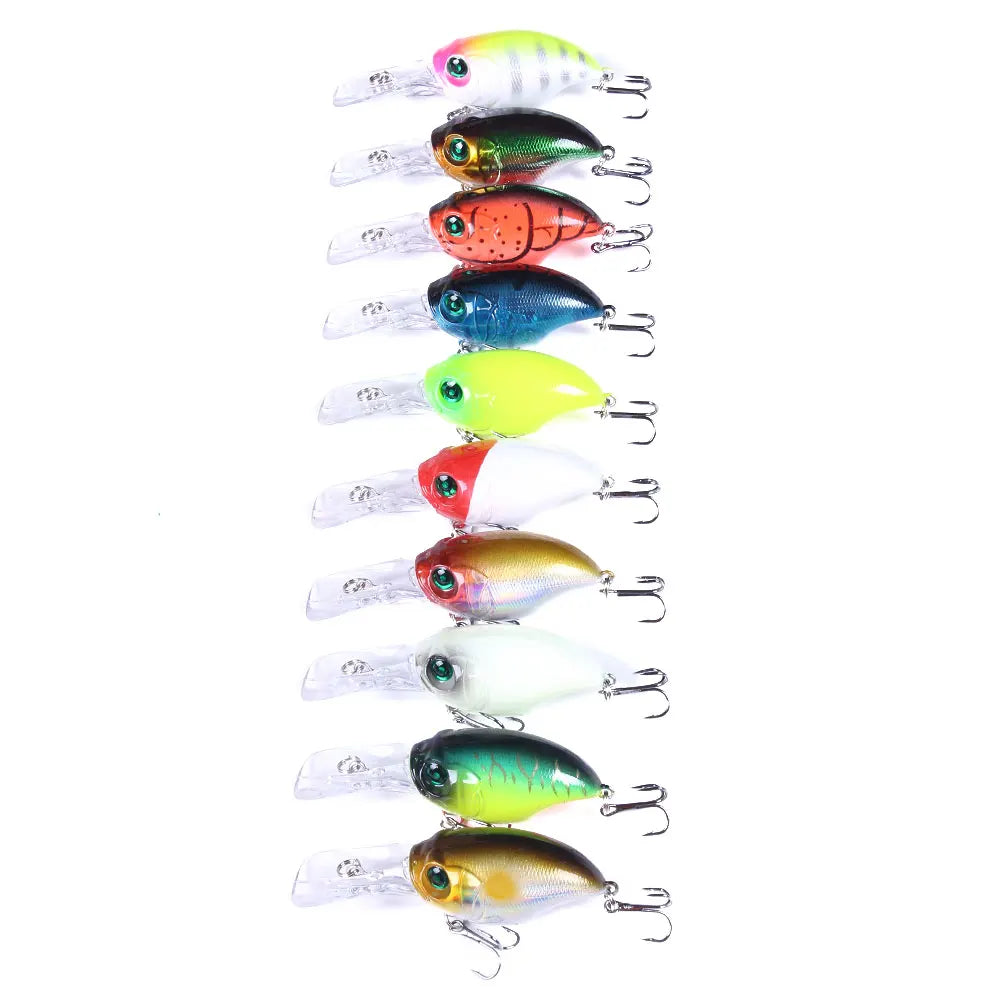 Newup Pesca Rock Walk Crankbait Lure 7.5cm 11g Deep Diving Saltwater Trolling