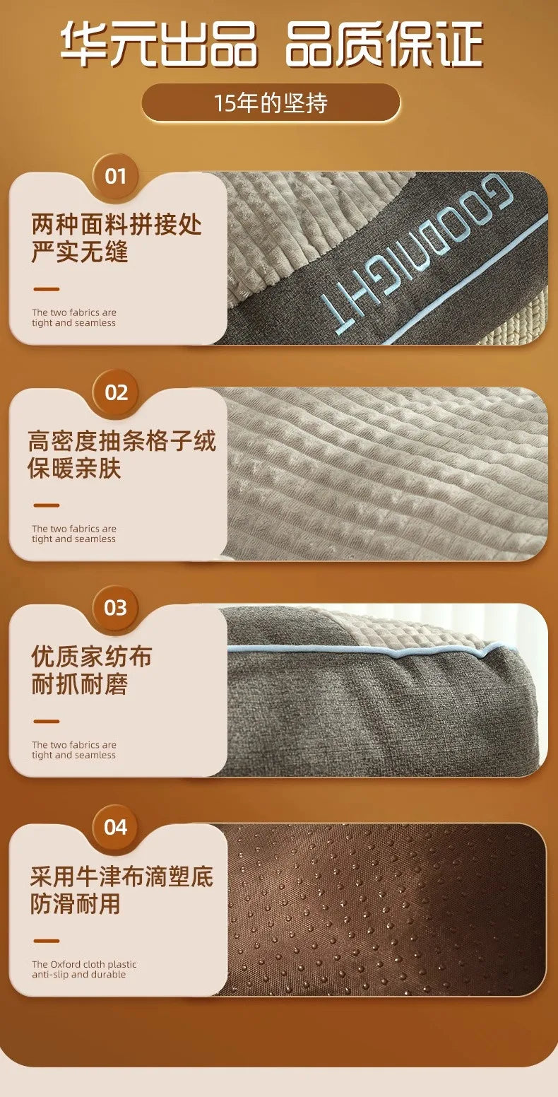 Large Dog Mat, Warm Pet Nest, Kennel for Small, Medium, Large Puppy, Kitten, Plus Size Sleeping Mattress