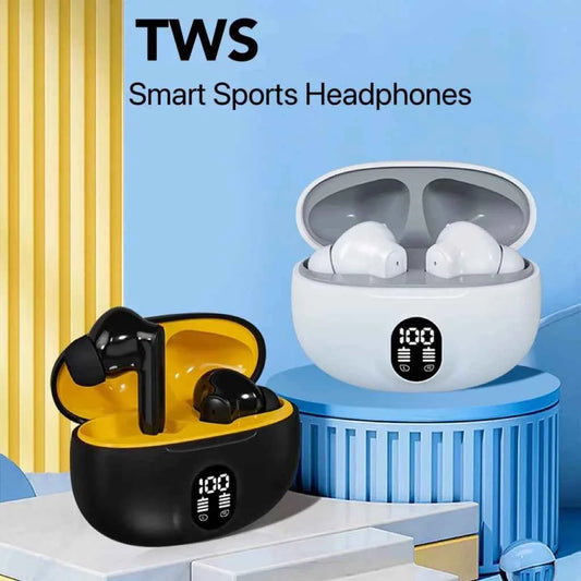 895B TWS Noise Canceling Earbuds Waterproof with LED Display Charging Case