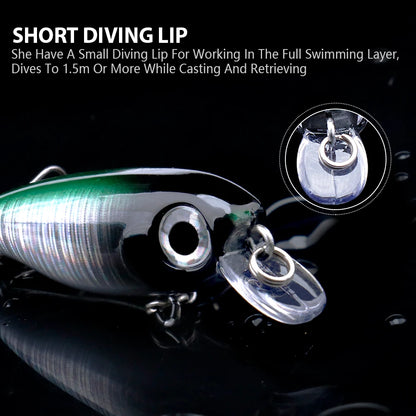 VTAVTA Japanese Design Mini Minnow Lure 43mm 3g Slow Sinking Micro Crankbait