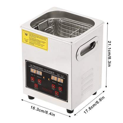 2L Ultrasonic Cleaner, Ultrasonic Cleaning Machine, Ultrasonic Cleaner 40khz AC200-240V used in homes, laboratories