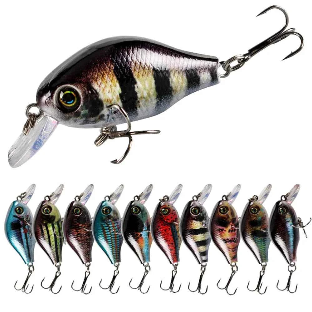Crankbait Fishing Lure Wobbler 5.2cm 8.5g Floating Plastic Japan Hard Bait Bass Carp