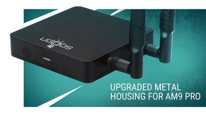 Ugoos AM9 PRO LPDDR5 4GB 64GB Smart TV Box  Android 14 Amlogic S905x5-J Wifi BT5.3 1000M 4K HDR Media Player Dolby Vision
