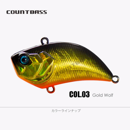 CountBass 55mm 13.5g Lipless Crankbait Vibration Rattling Hard Body Fishing Lure