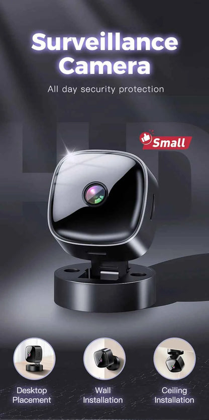 Lenovo Mini Security Camera 1080P WiFi Surveillance Indoor With Motion Detection