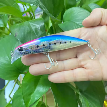 95mm 30g Heavy Sinking Minnow Lures Deepwater Casting Wobbler Seabass Trout