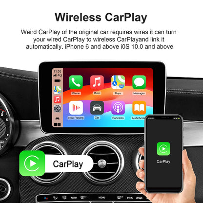 Android 13 CarPlay Ai Box Wireless Box for Netflix YouTube Wireless Carplay Android Auto Car Smart Systems for Wired Carplay