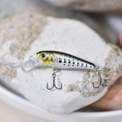 Floating Minnow Lure 40mm 3g Carp Perch Crankbait Wobblers Fishing Tackle