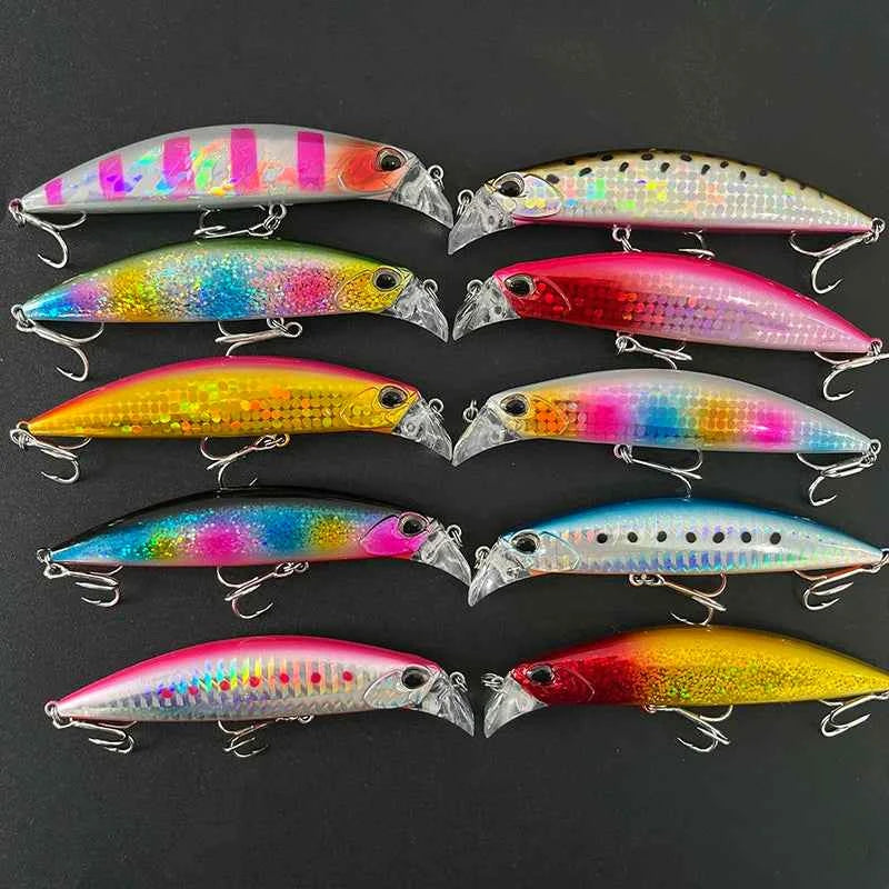 95mm 30g Heavy Sinking Minnow Lures Deepwater Casting Wobbler Seabass Trout
