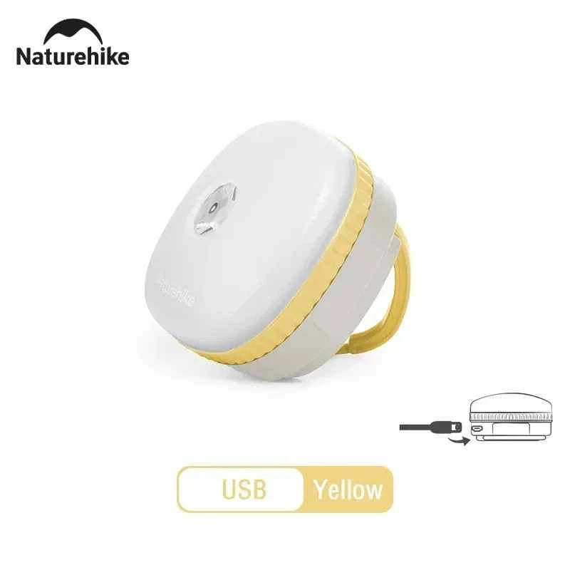 Naturehike 2025 Running Sports USB Lamp Ultralight Waterproof Tent Hanging Light Multiple Modes Battery Hanging Magnet Light