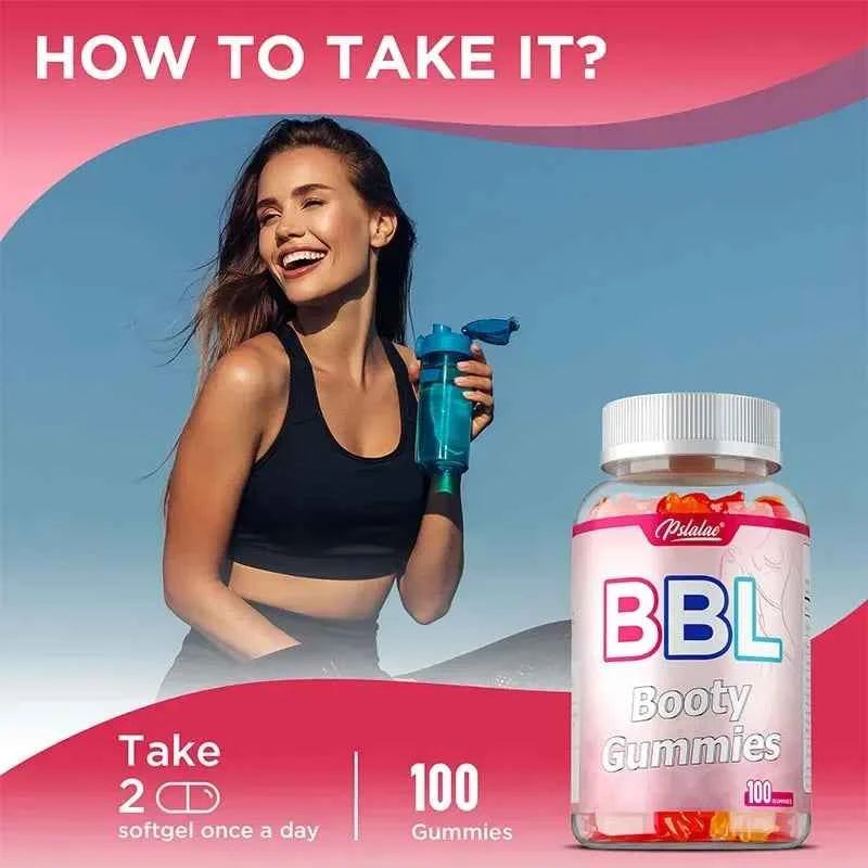 BBL Gummies For Hip Growth And Curves With Maca And Saw Palmetto