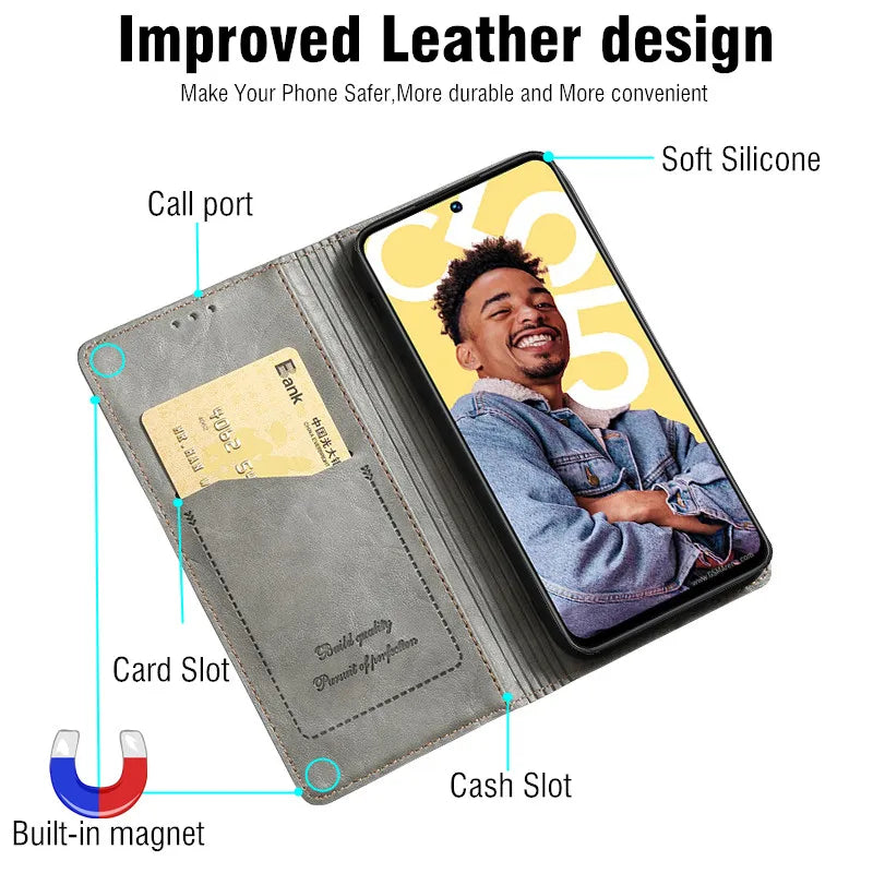 Flip Case For OnePlus Nord 5 Phone Cover OnePlus Nord5 Leather Case Global Version Oneplus Case Nord 5 5G CE 5 CE5 Book Holster
