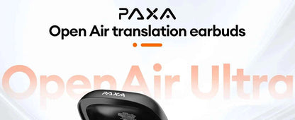 AI Translation PAXA Open Air Ultra 144 languages AI Real-time Translation Wireless Bluetooth Earphones Hi-Fi HD Calling Headset