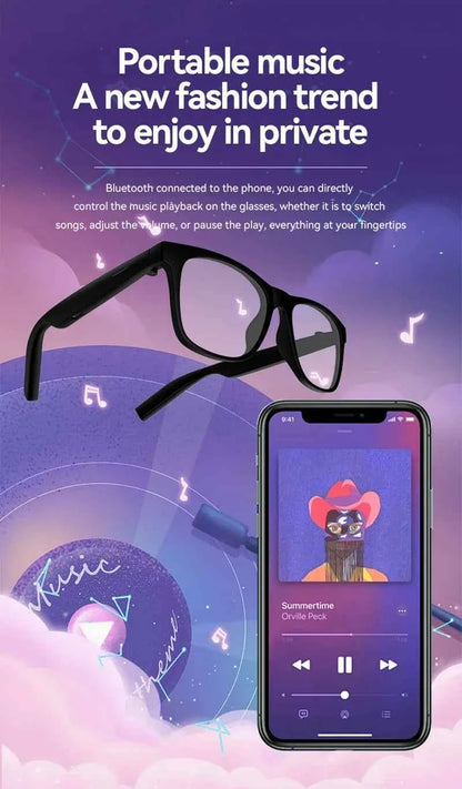 VIVO 4K AI Smart Glasses With Camera Bluetooth Call Voice Assistant Translate