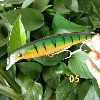 Noeby 1pc 14cm 40g Floating Minnow Lure for Sea Fishing 0 to 2.5m