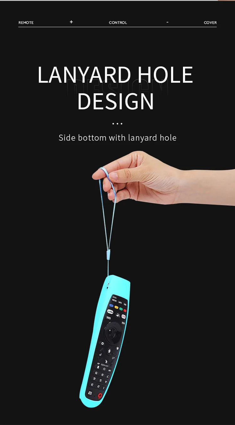 Soft Silicone Remote Control Case For LG Smart TV Magic AN-MR650A600 20GA 19BA Replacement Accessories