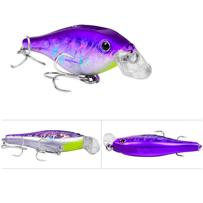 Yucong 1PX Floating Crankbait 8cm 11.5g Topwater Noisy Lure