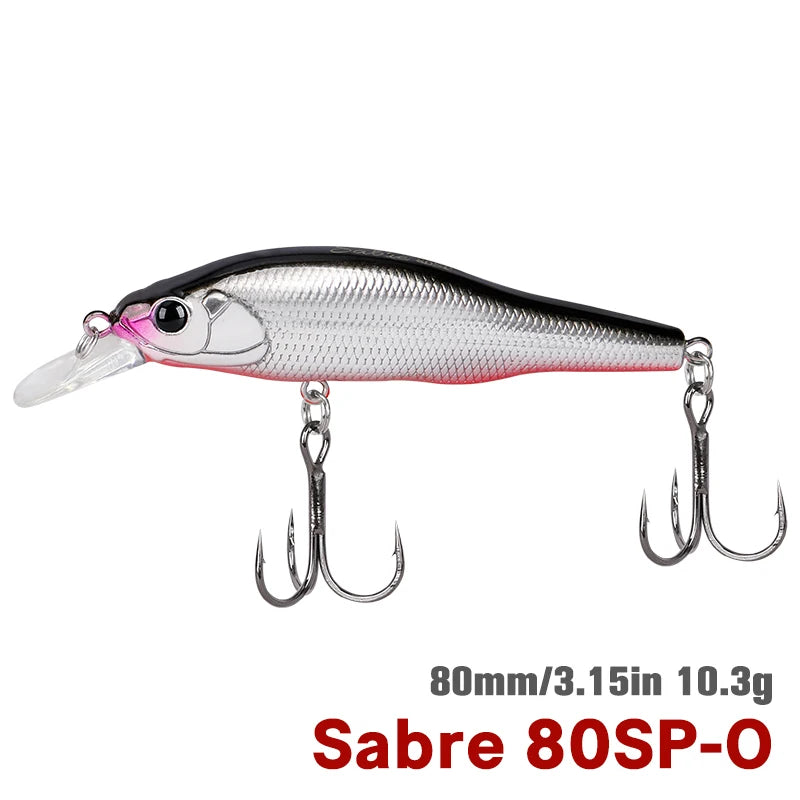 Tsurinoya Sabre 80SP Suspending Jerkbait 80mm Bass Pike Lure